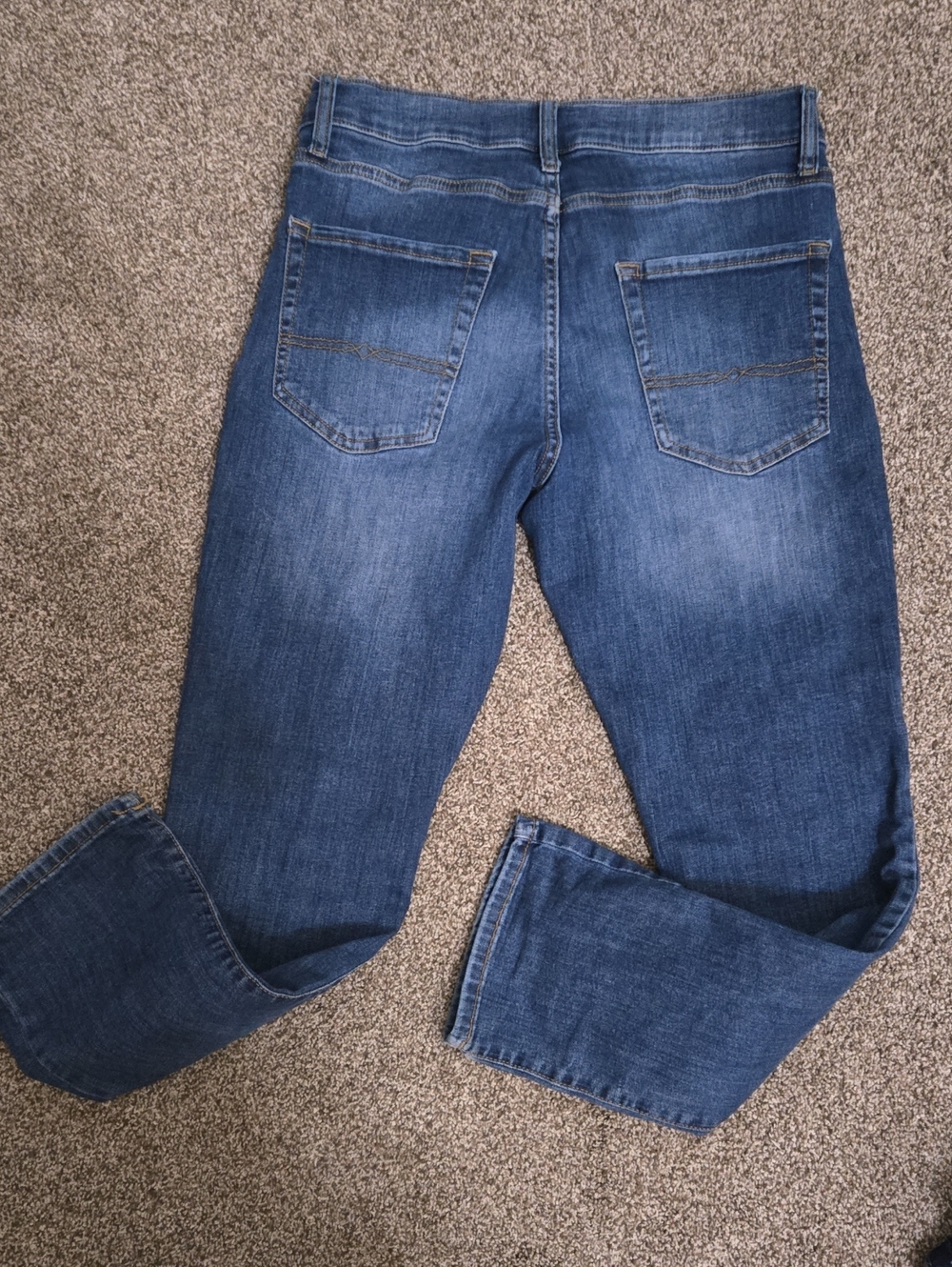 Lucky Brand Blue Straight-Leg Jeans